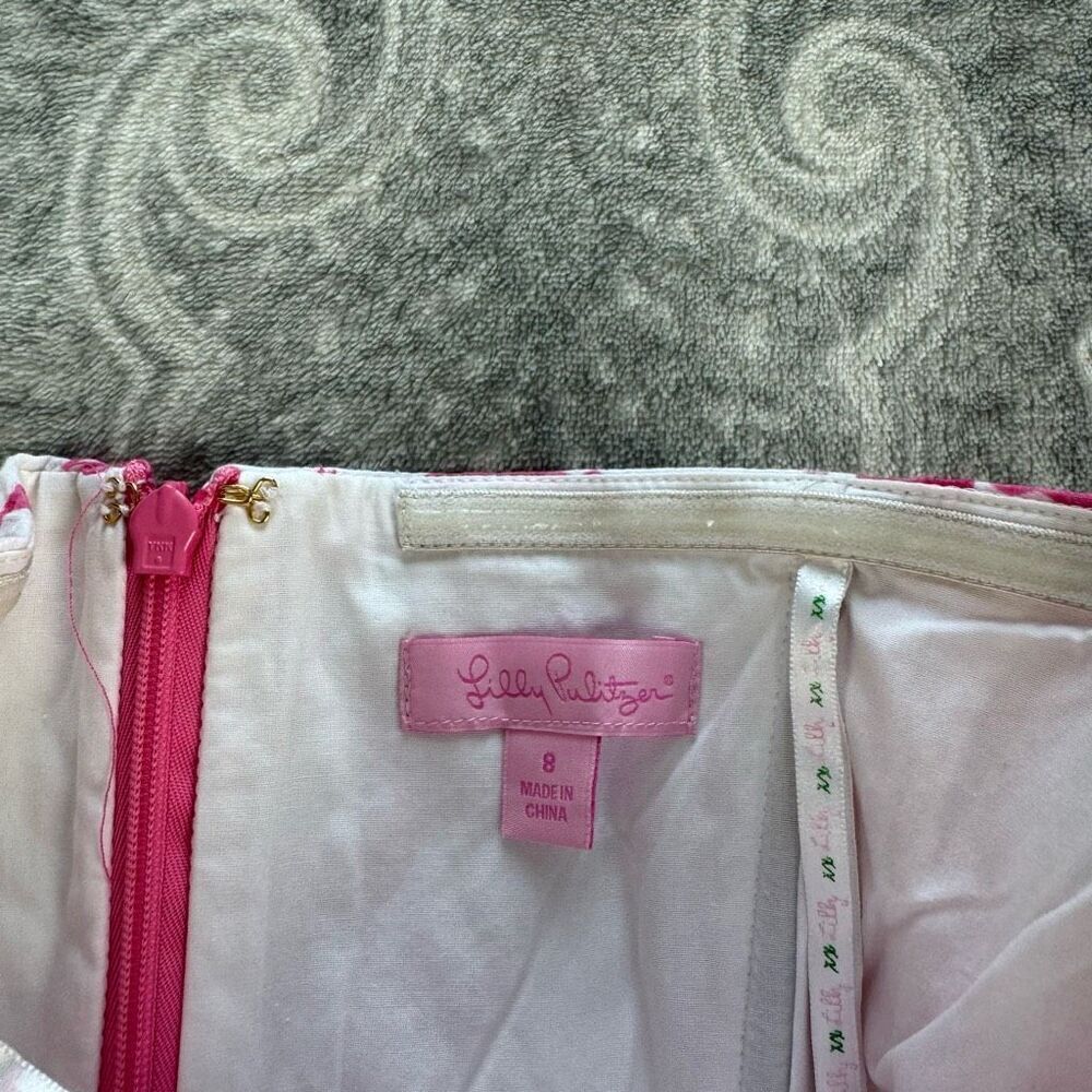 Women's Lilly Pulitzer Hotty Pink Cherry Begonia Dress - Picture 3 of 3